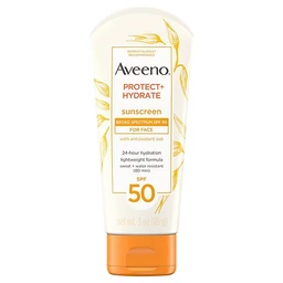 Aveeno Aveeno Protect Hydrate Face Sunscreen Lotion With  SPF 50  3oz