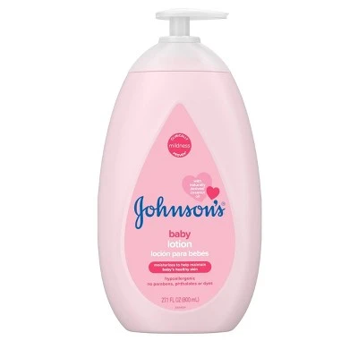 Johnson's Moisturizing Pink Baby Lotion with Coconut Oil  27.1oz