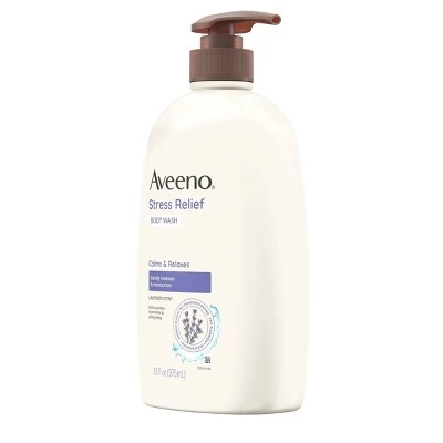 Aveeno Stress Relief Body Wash with Lavender & Chamomile  33 fl oz