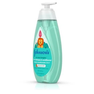 Johnson's No More Tangles 2 in 1 Shampoo & Conditioner 20.3 fl oz