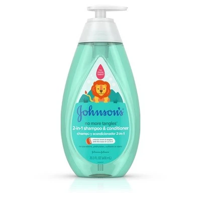 Johnson's No More Tangles 2 in 1 Shampoo & Conditioner 20.3 fl oz