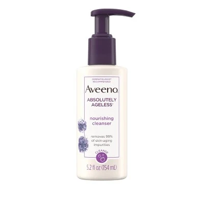 Aveeno Absolutely Ageless Facial Nourishing Anti Aging Cleanser 5.2 fl oz