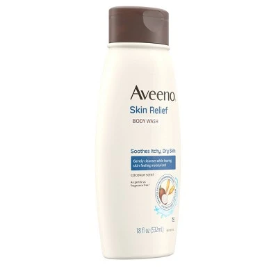 Aveeno Skin Relief Oat Body Wash with Coconut Scent 18 fl oz