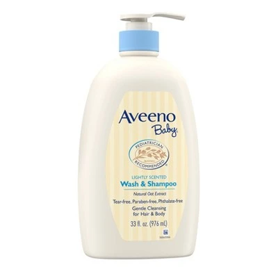 Aveeno Baby Gentle Wash And Shampoo with Natural Oat Extract  33fl.oz