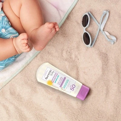 Aveeno Baby Continuous Protection Sensitive Lotion  SPF 50  2ct/6 fl oz Total