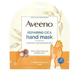 Aveeno Aveeno Repairing CICA Hand Mask Oat And Shea Butter 1 Pair of Gloves