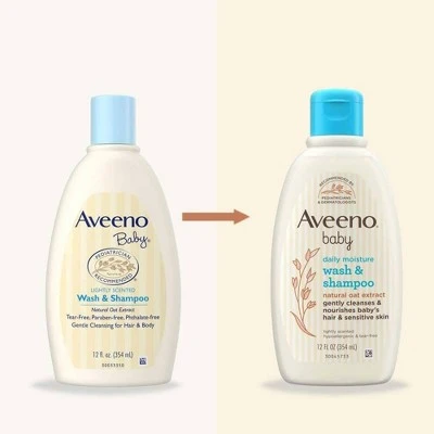 Aveeno Baby Wash & Shampoo  12 fl oz