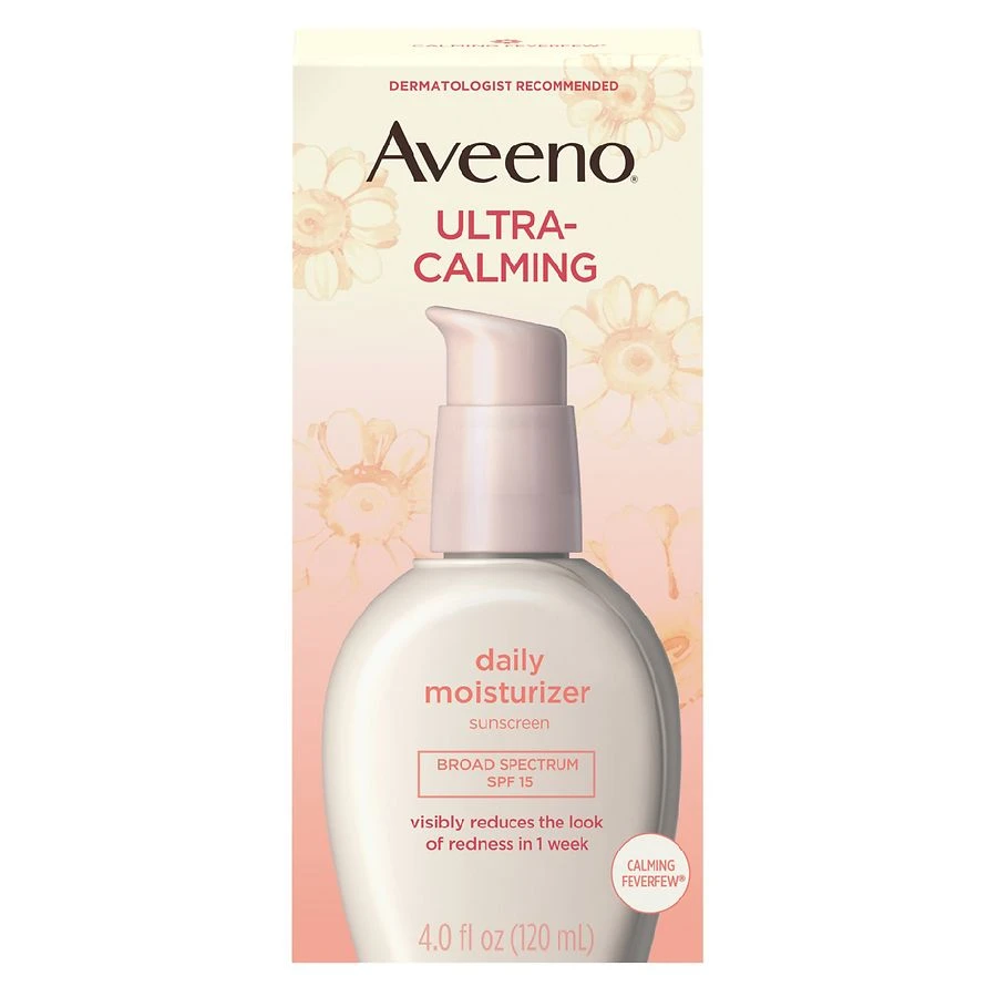 Aveeno Ultra Calming Daily Moisturizer Sunscreen SPF 15 4 fl oz