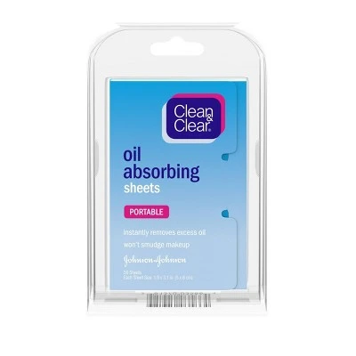 Clean & Clear Oil Absorbing Facial Blotting Sheets  50ct
