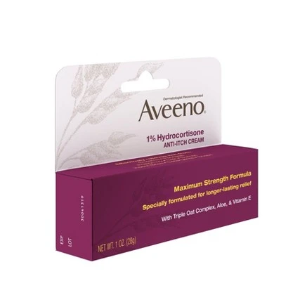 Aveeno Active Naturals Anti itch Cream  1oz