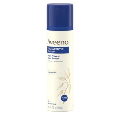 Aveeno Therapeutic Shave Gel with Oat for Sensitive Skin  7oz