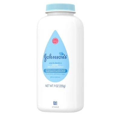 Johnson's White Baby Powder with Cornstarch  9oz