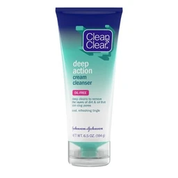 Clean & Clear Clean & Clear Oil Free Deep Action Cream Facial Cleanser 6.5oz