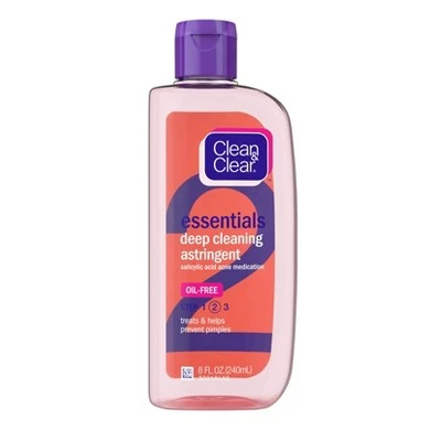Clean & Clear Essentials Oil Free Deep Cleaning Astringent  8 fl oz