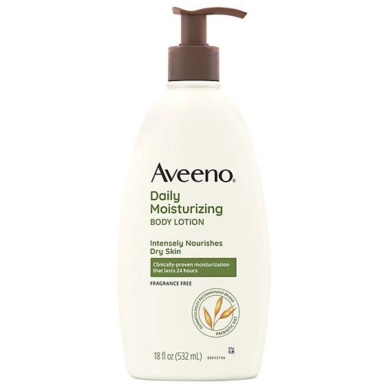 Unscented Aveeno Daily Moisturizing Lotion For Dry Skin 18 fl oz