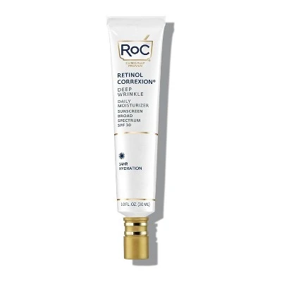 RoC Retinol Correxion Deep Wrinkle Moisturizer  SPF 30  1 fl oz