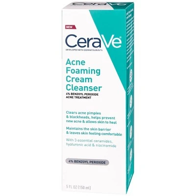 CeraVe Acne Foaming Cream Cleanser  5 fl oz