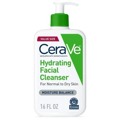CeraVe Hydrating Facial Cleanser for Normal to Dry Skin  16 fl oz
