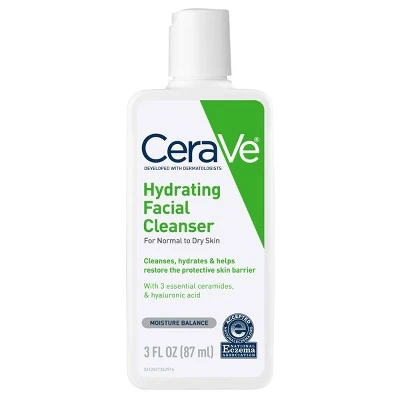 CeraVe Hydrating Facial Cleanser, Normal to Dry Skin