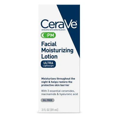 CeraVe PM Facial Moisturizing Lotion 3 fl oz