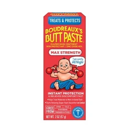 Boudreaux's BP Boudreaux's Butt Paste Maximum Strength Diaper Rash Ointment Tube 2oz