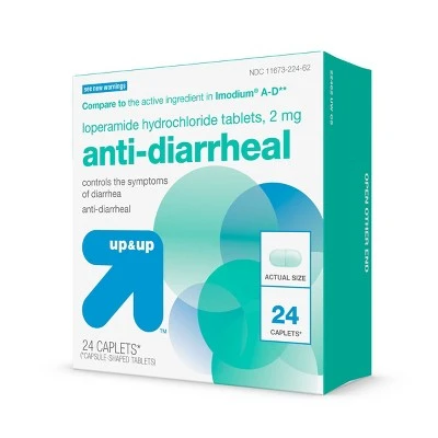 Loperamide Anti Diarrheal Caplets  24ct  Up&Up™