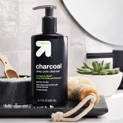 Charcoal Deep Pore Cleanser  6.77 fl oz  Up&Up™