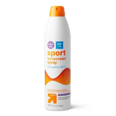 Sport Sunscreen Spray  SPF 15  9.1oz  Up&Up™
