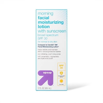 Morning Facial Moisturizing Lotion with Sunscreen SPF 30 3 fl oz Up&Up™