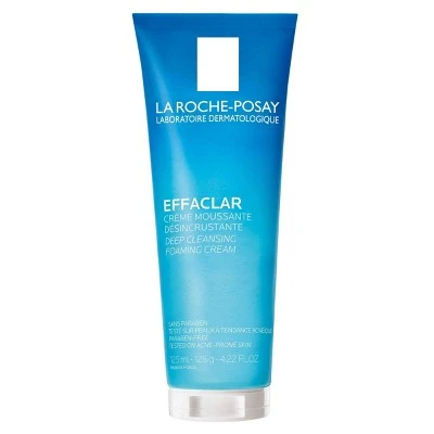 La Roche Posay Effaclar Deep Cleansing Foaming Cream Face Cleanser 4.2oz