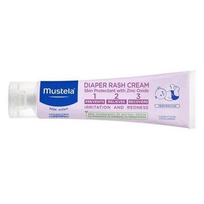 Mustela Fragrance Free Diaper Rash Cream  2 pk/7.6 oz Total