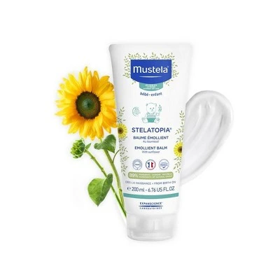 Mustela Stelatopia Emollient Fragrance Free Baby Balm for Eczema Prone Skin  6.76 fl oz