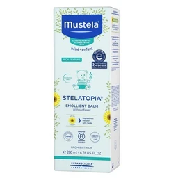 Mustela Mustela Stelatopia Emollient Fragrance Free Baby Balm for Eczema Prone Skin  6.76 fl oz