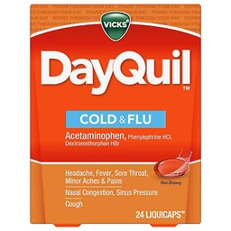 DayQuil Vicks DayQuil Cold & Flu Multi Symptom Relief LiquiCaps 24ct