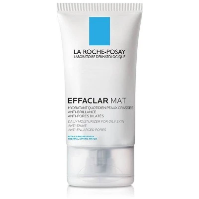 La Roche Posay Effaclar Mat Anti Shine Face Moisturizer for Oily Skin  1.35oz