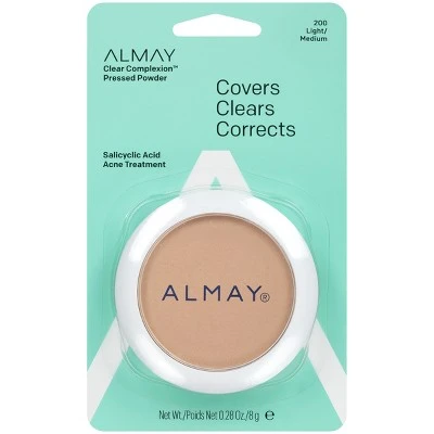 Almay Clear Complexion Pressed Powder With Salicylic Acid  0.28oz