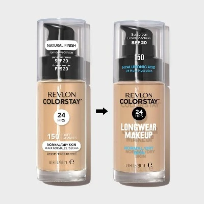 Revlon ColorStay Makeup Foundation for Normal/Dry Skin with SPF 20 Light Shades  1 fl oz