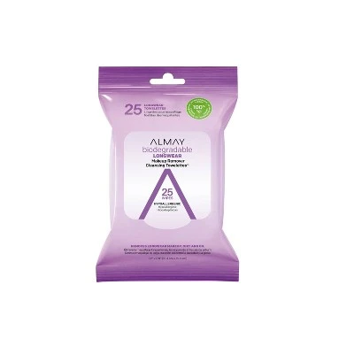Almay Biodegradable Longwear Makeup Remover Cleansing Towelettes  25ct