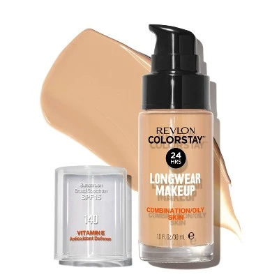 Revlon ColorStay Makeup Foundation for Combination/Oily Skin with SPF 15 Fair Shades  1 fl oz