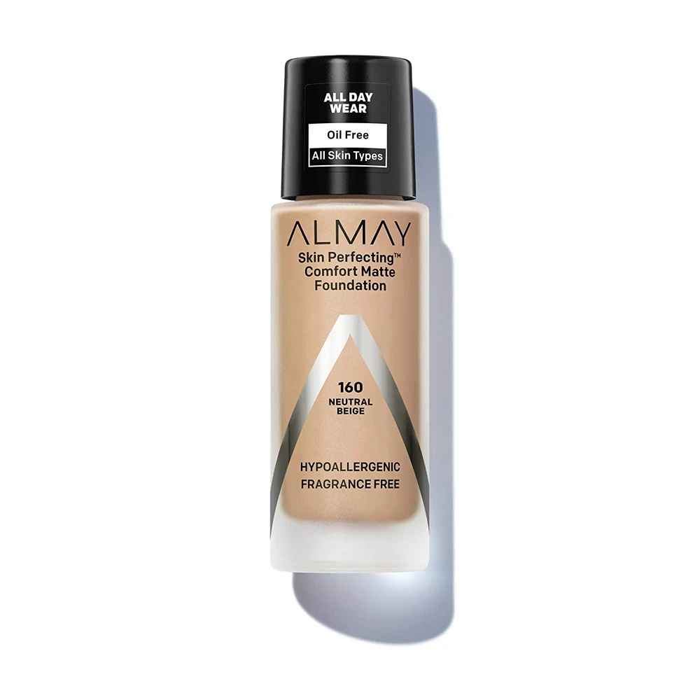 Almay Skin Perfecting Comfort Matte Foundation Tan Shades  1.0 fl oz