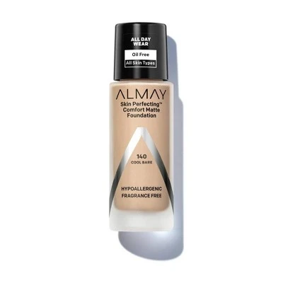 Almay Skin Perfecting Comfort Matte Foundation Medium Shades  1.0 fl oz
