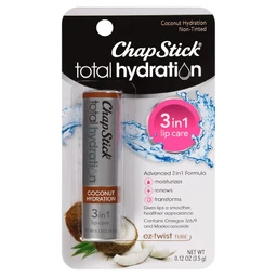 Chapstick Chapstick Total Hydration Lip Balm  Coconut Hydration  0.12oz