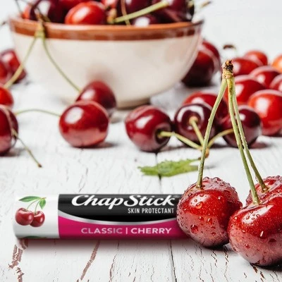 Chapstick Classic Lip Balm  Cherry  3ct