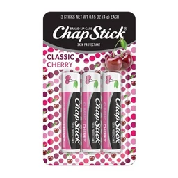 Chapstick Chapstick Classic Lip Balm  Cherry  3ct
