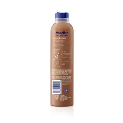 Vaseline Intensive Care Cocoa Radiant Spray Moisturizer 6.5 oz