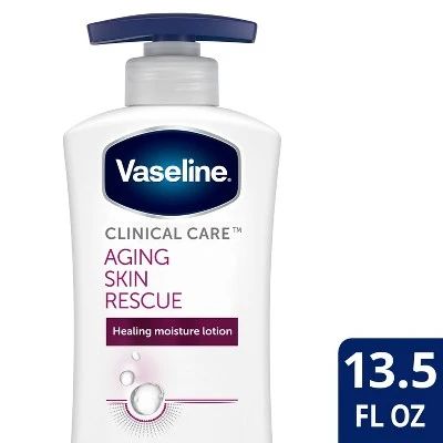 Vaseline Clinical Care Aging Skin Rescue Hand And Body Lotion  13.5oz