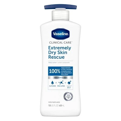 Vaseline Clinical Care Extremely Dry Skin Rescue Hand And Body Lotion  13.5oz