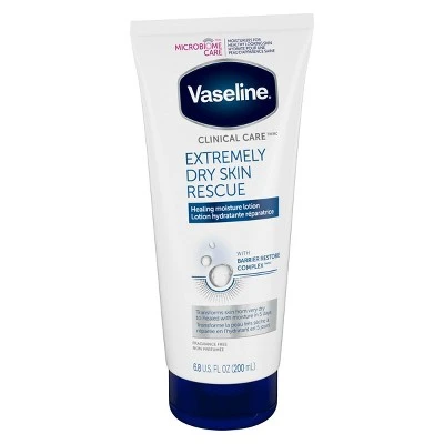 Vaseline Clinical Care Extremely Dry Skin Rescue Hand And Body Lotion Tube  6.8oz
