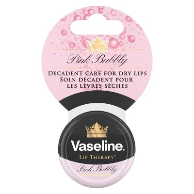 Vaseline Lip Tin Pink Bubbly  0.6oz