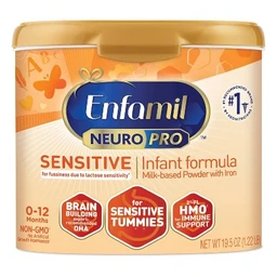 Enfamil Enfamil NeuroPro Sensitive Non GMO Infant Formula Powder  19.5oz